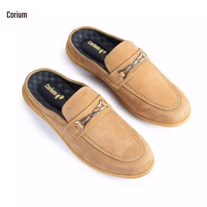 Corium Men’s Nubuck leather Half-Loafers (CRM 86)