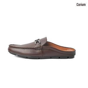 CRM 26 - Genuine leather moccasin half-loafer shoes