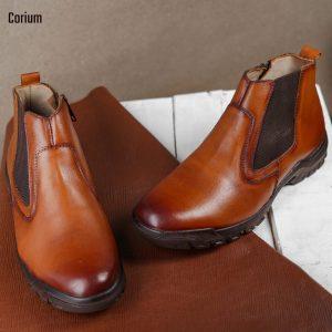 Corium Men's Ankle Chelsea Boots (CRM 87)