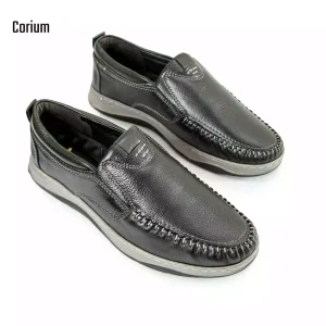 Corium Men's Soft Leather Moccasin Loafer (CRM 74)